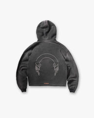 Represent Banner Hoodie - Stained Black