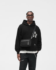 Initial Star Hoodie - Jet Black