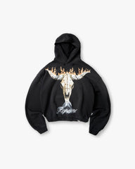 British Cowboys Hoodie - Stained Black