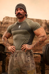 4286 - Gold's Iron Legacy Compression Tees