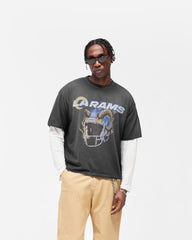 Los Angeles Rams x Represent T-Shirt - Stained Black