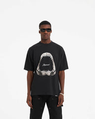 Shark Jaws T-Shirt - Off Black