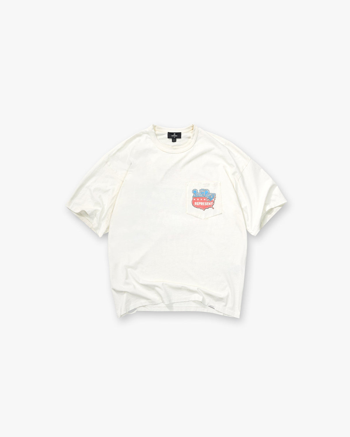 Represent x Beach Boys Americas Band T-Shirt - Flat White