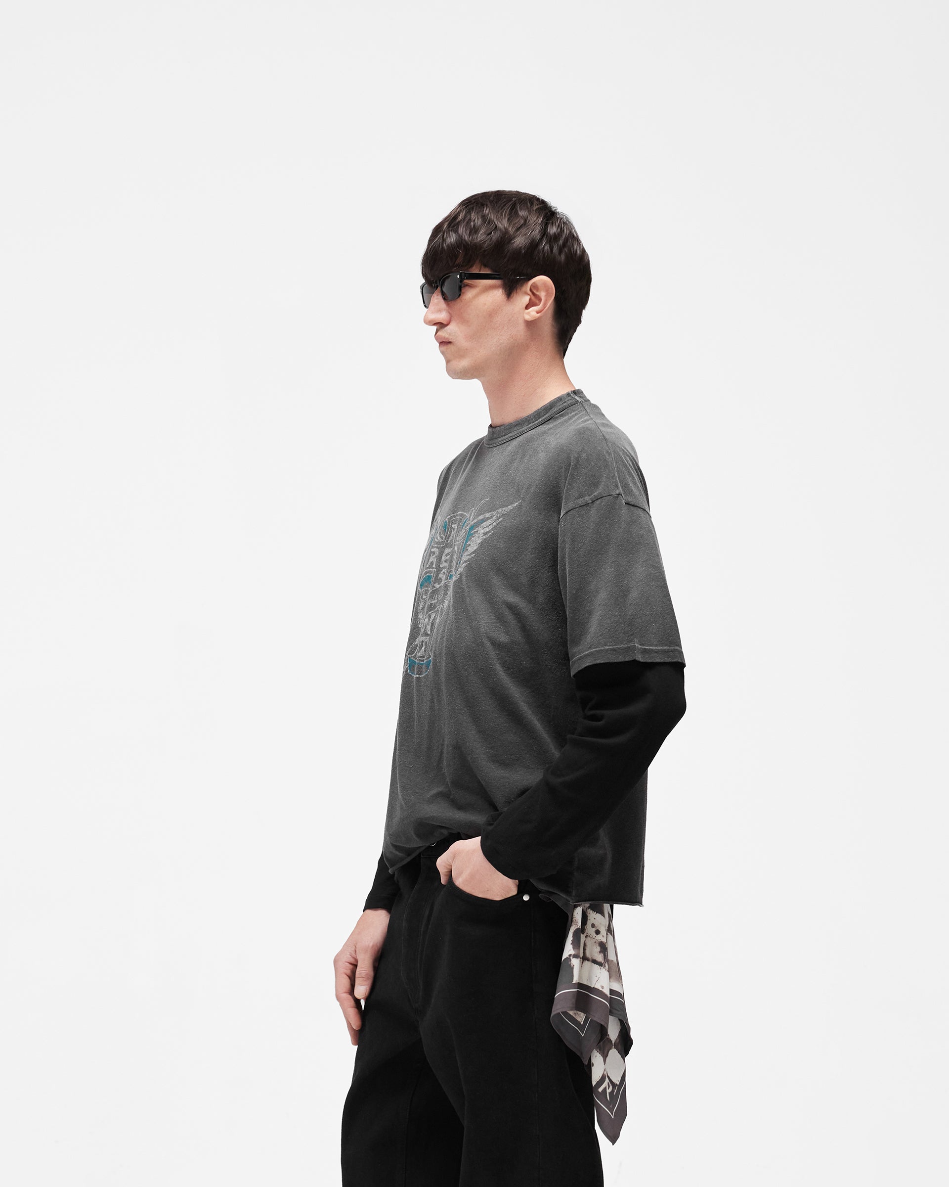 Westside T-Shirt - Stained Black