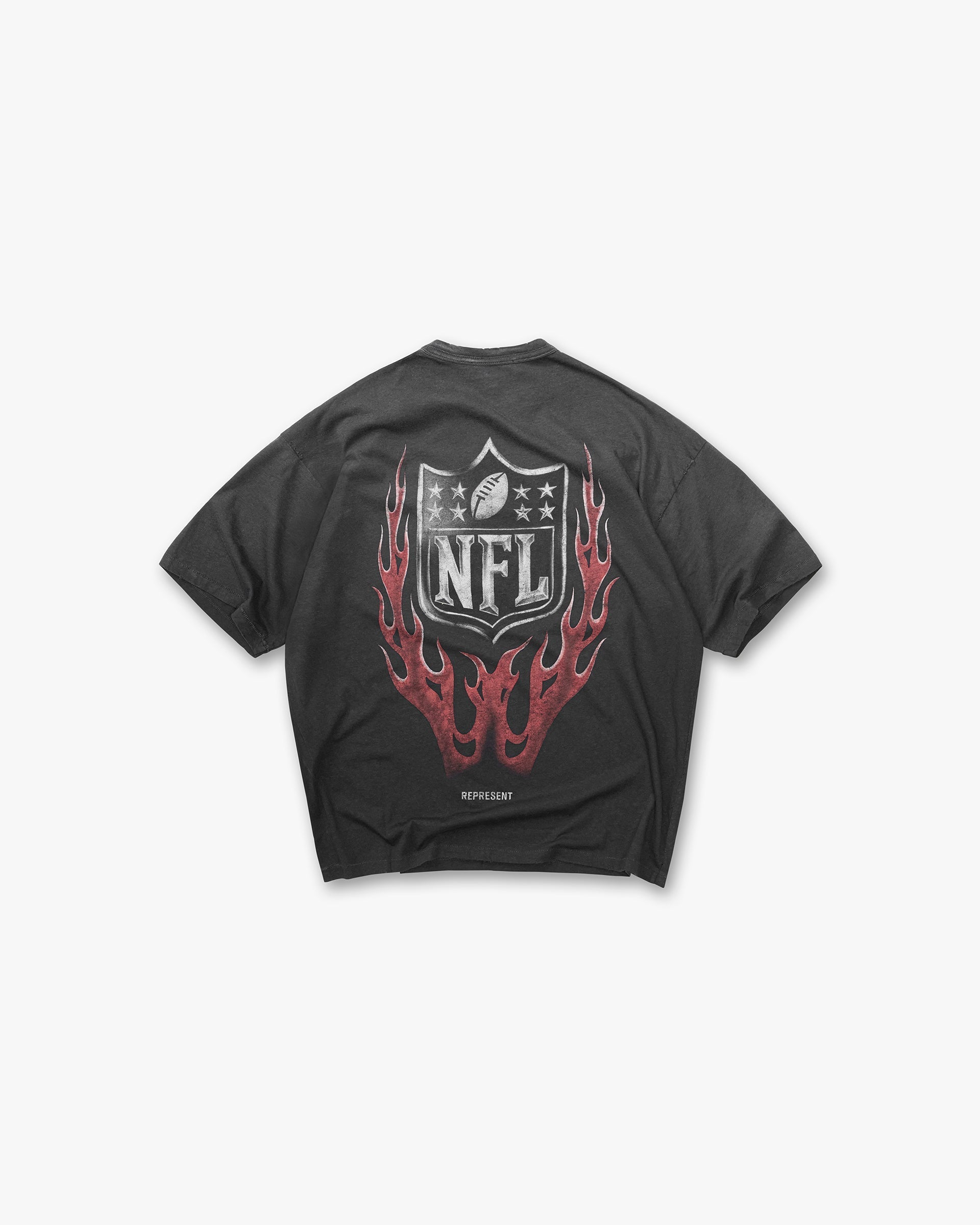NFL Shield x Represent T-Shirt - Stained Black
