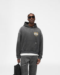 Represent Angel Border Hoodie - Stained Black