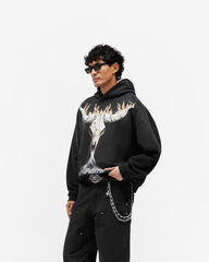 British Cowboys Hoodie - Stained Black