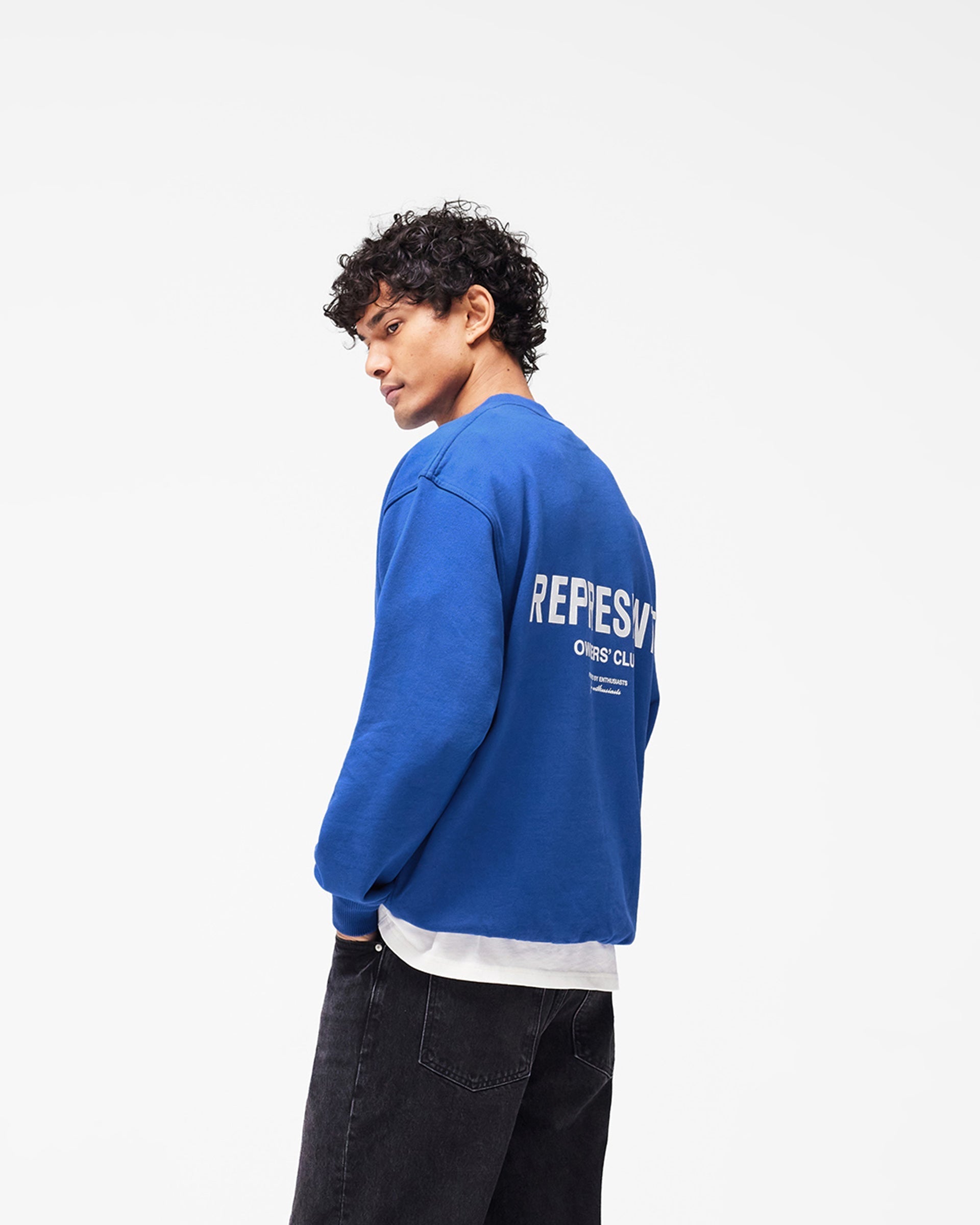 Represent Owners Club Sweater - Cobalt