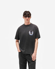 Represent X Belstaff Born To Bike T-Shirt - Aged Black