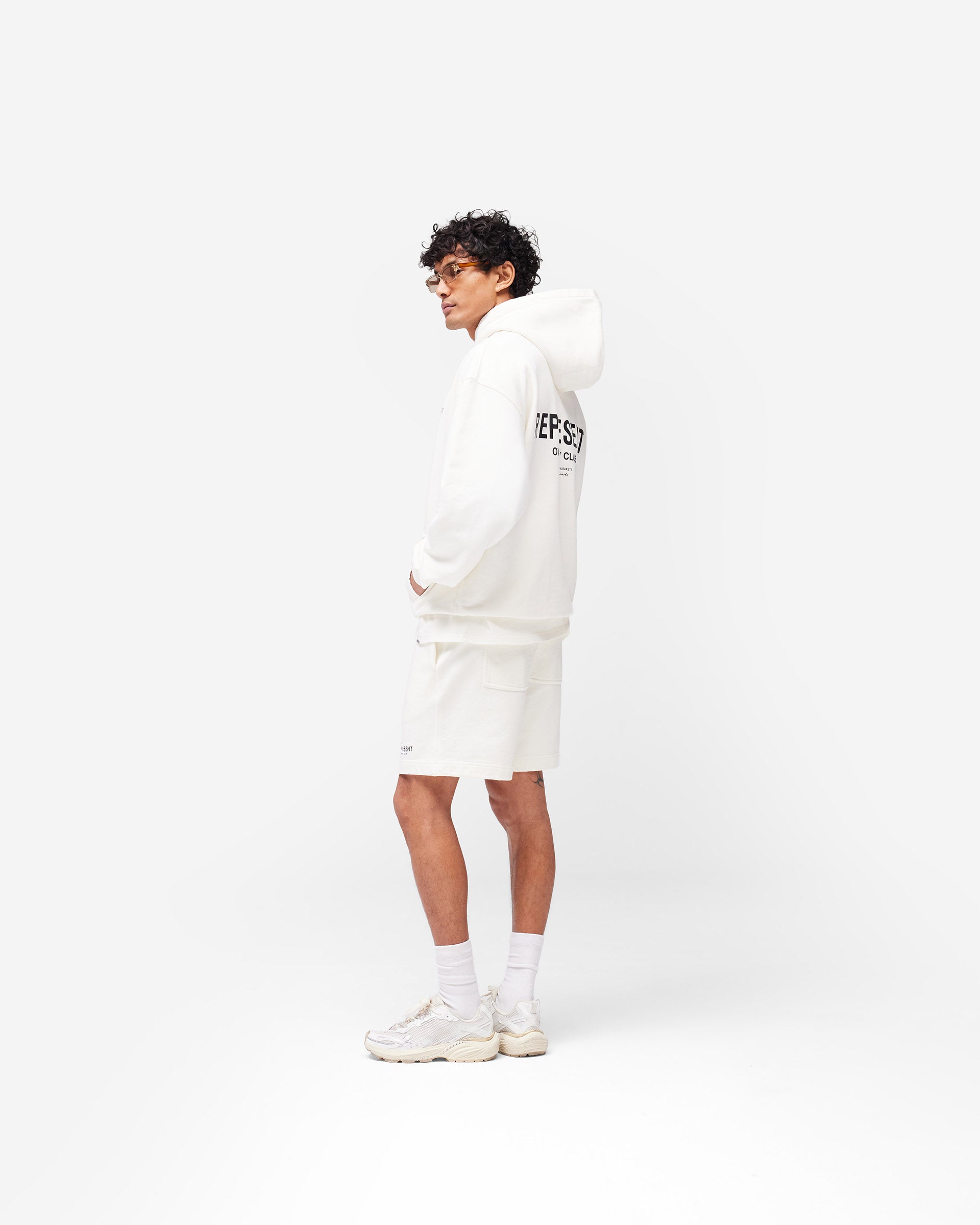 Represent Owners Club Hoodie - Flat White