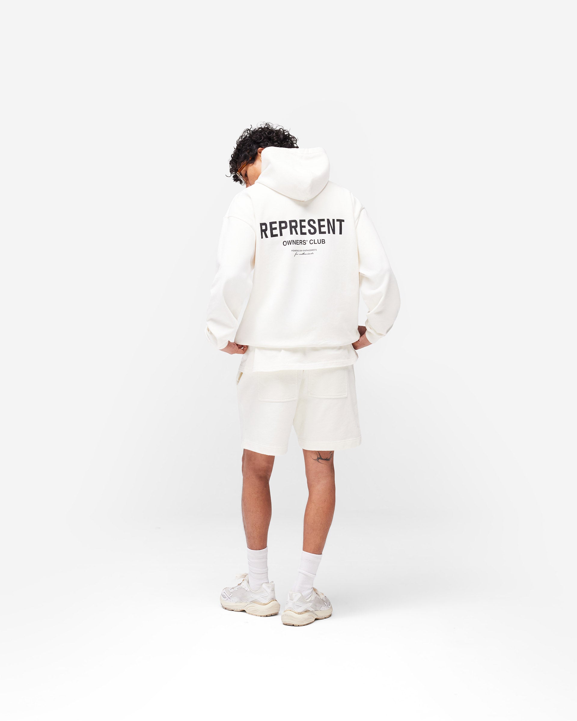 Represent Owners Club Hoodie - Flat White