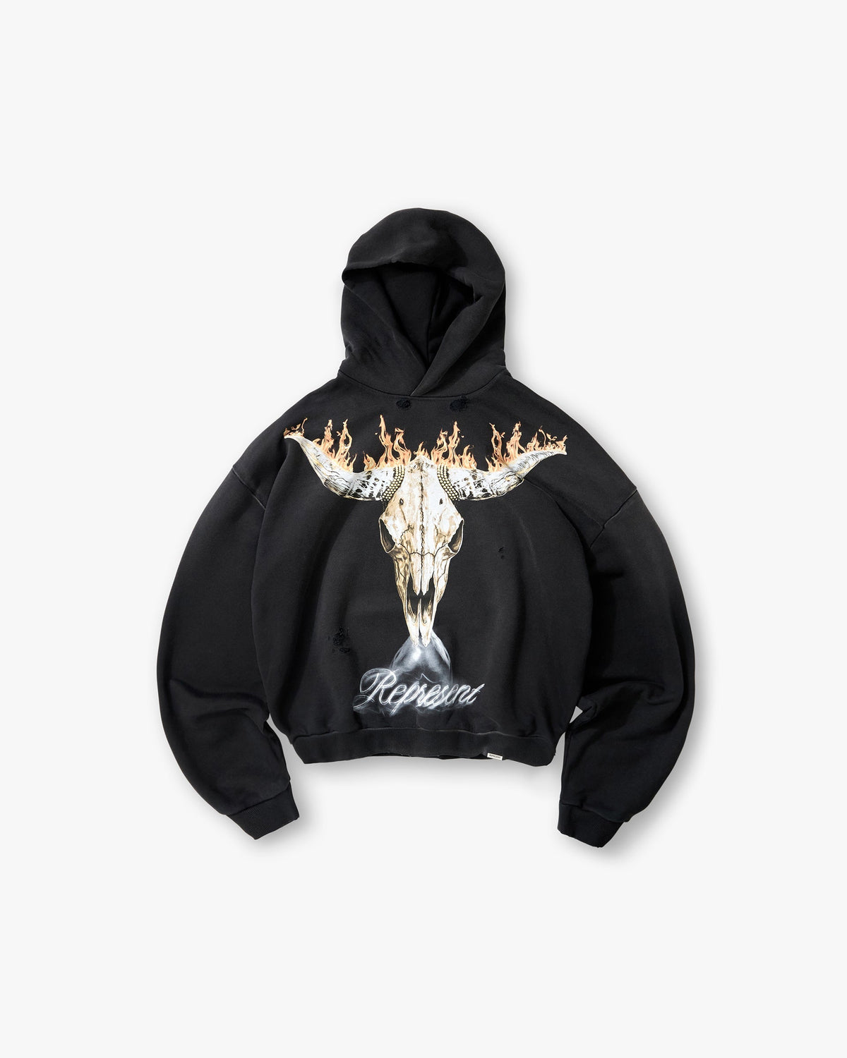 British Cowboys Hoodie - Stained Black