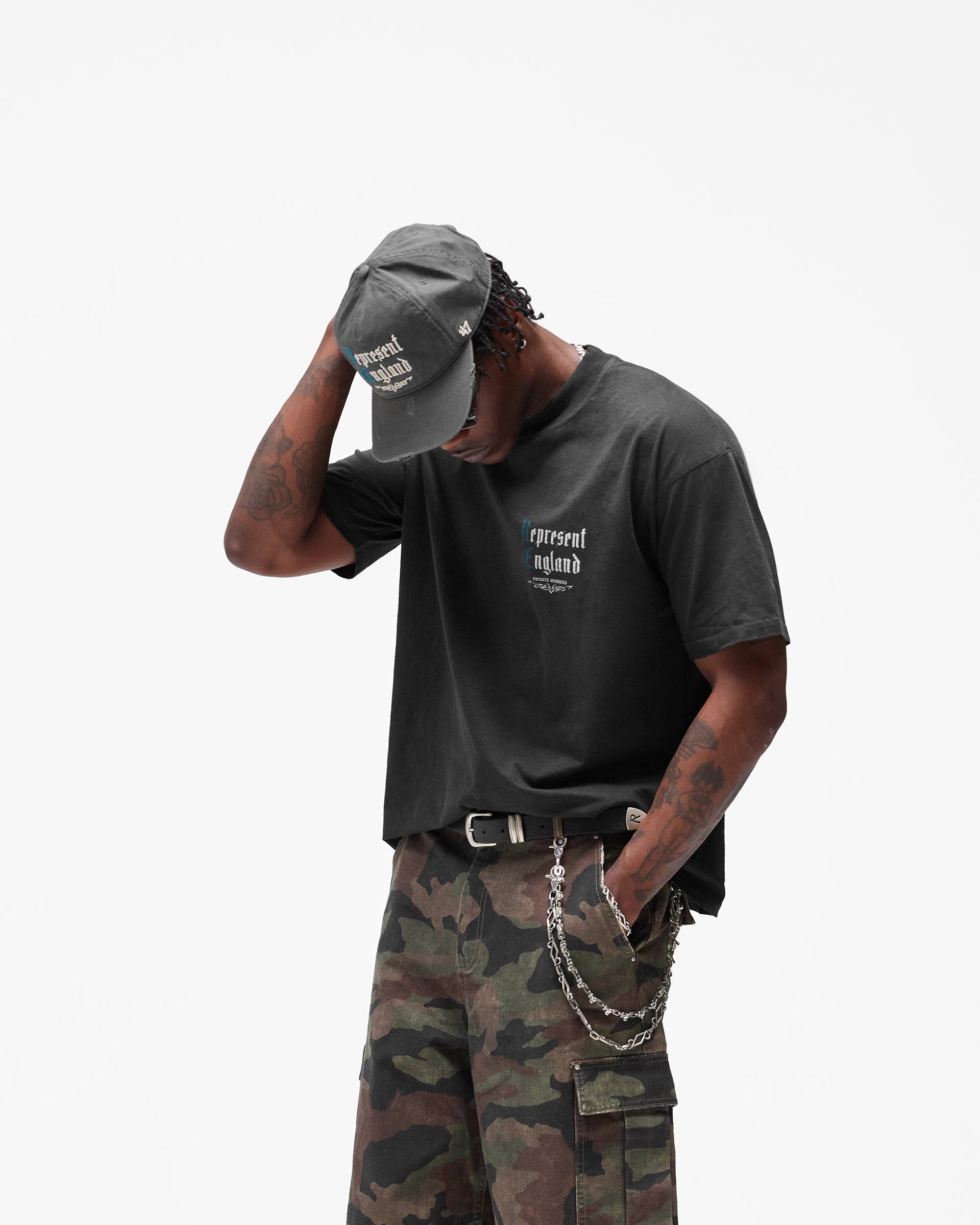 Private Members T-Shirt - Stained Black