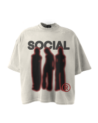 'SOCIAL' GRAPHIC TEE