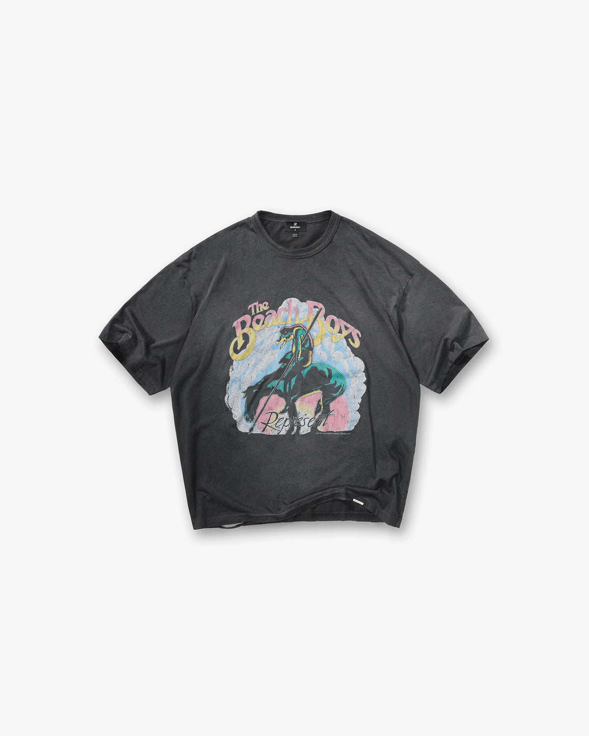 Represent x Beach Boys Endless Summer T-Shirt - Stained Black